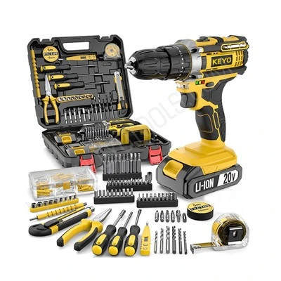 20V Max Litium Hemma DIY Trä Metall Borrkit